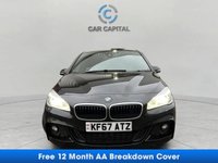 USED 2017 67 BMW 2 Series GRAN TOURER  2.0 218d M Sport Auto Euro 6 (s/s) 5dr FINANCE, HPI CLR, 2 KEY, HETD SEATS