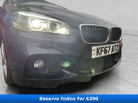 USED 2017 67 BMW 2 Series GRAN TOURER  2.0 218d M Sport Auto Euro 6 (s/s) 5dr FINANCE, HPI CLR, 2 KEY, HETD SEATS