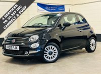 USED 2017 17 FIAT 500 1.2 Lounge Panoramic Hatchback 3dr Petrol Manual Euro 6 (s/s) (69 bhp) ULEZ EURO 6 1 PREVIOUS OWNER