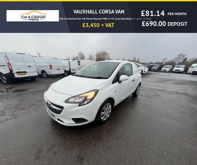 View our VAUXHALL CORSA VAN