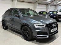 USED 2018 18 AUDI Q3 2.0 TFSI Black Edition SUV 5dr Petrol S Tronic quattro Euro 6 (s/s) (180 ps) 