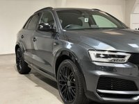 USED 2018 18 AUDI Q3 2.0 TFSI Black Edition SUV 5dr Petrol S Tronic quattro Euro 6 (s/s) (180 ps) 