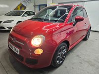 USED 2014 63 FIAT 500 1.2 S Hatchback 3dr Petrol Manual Euro 6 (s/s) (69 bhp) Bluetooth, &pound;35 Tax, Air Conditioning
