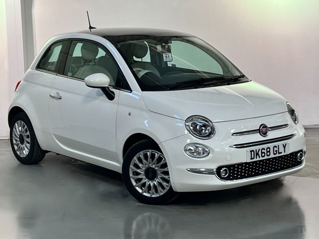 2018 68 Fiat 500 1.2 Lounge Hatchback 3dr Petrol Manual Euro 6 (s/s) (69 bhp)