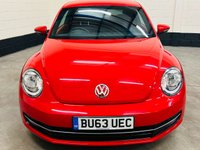USED 2013 63 VOLKSWAGEN BEETLE 1.6 TDI BlueMotion Tech Design Hatchback 3 Door Diesel Manual Euro 5 (s/s) (105 ps) &pound;35 TAX ONLY 1 OWNER + VOLKSWAGEN