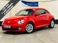 USED 2013 63 VOLKSWAGEN BEETLE 1.6 TDI BlueMotion Tech Design Hatchback 3 Door Diesel Manual Euro 5 (s/s) (105 ps) &pound;35 TAX ONLY 1 OWNER + VOLKSWAGEN