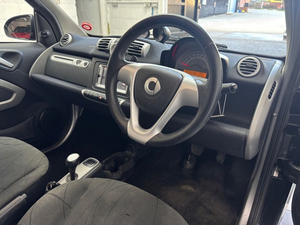 USED 2012 62 SMART FORTWO 0.8 CDI Passion Coupe 2dr Diesel SoftTouch Euro 5 (54 bhp) 