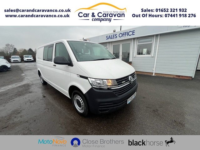 View our Volkswagen Transporter 2.0 TDI T32 Startline Crew Van Double Cab 5dr Diesel Manual FWD LWB High Roof Euro 6 (s/s) (150 ps)