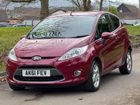 USED 2011 61 FORD FIESTA 1.25 Zetec Hatchback 3dr Petrol Manual (129 g/km, 81 bhp) 