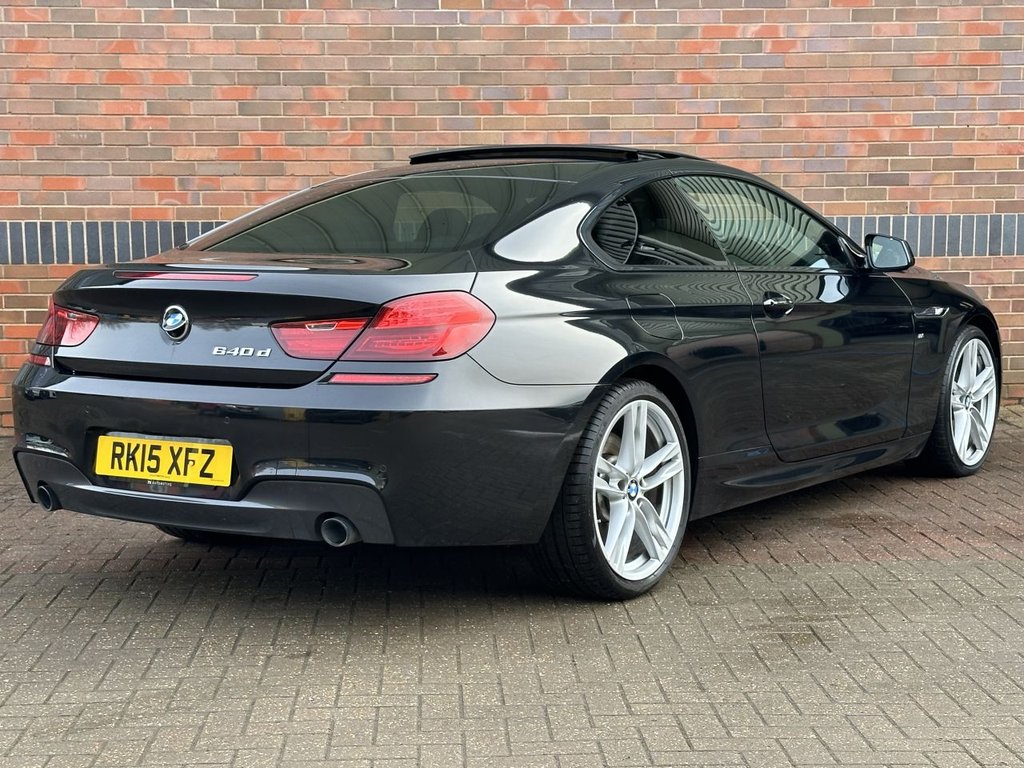 USED 2015 15 BMW 6 SERIES 3.0 640d M Sport Coupe 2dr Diesel Auto Euro 5 (s/s) (313 ps) 1 OWNER|PAN ROOF|SOFT CLOSE|HUD