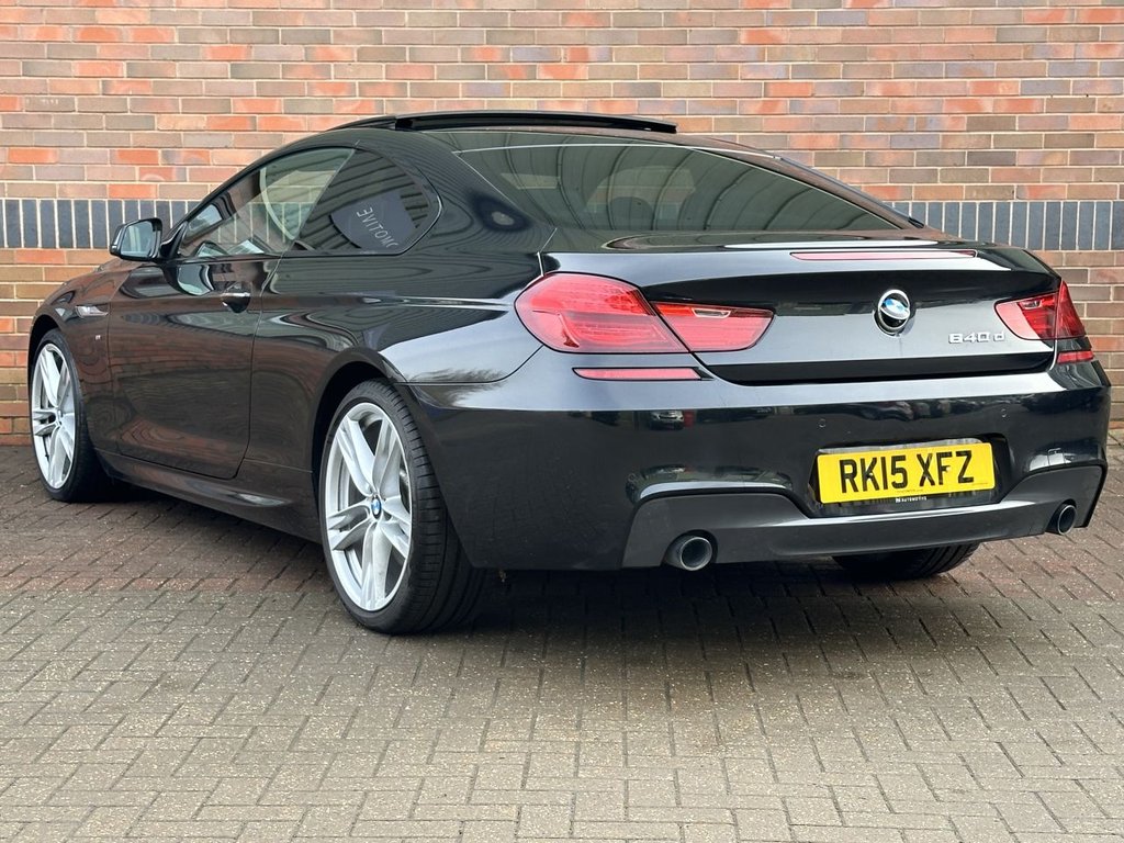 USED 2015 15 BMW 6 SERIES 3.0 640d M Sport Coupe 2dr Diesel Auto Euro 5 (s/s) (313 ps) 1 OWNER|PAN ROOF|SOFT CLOSE|HUD