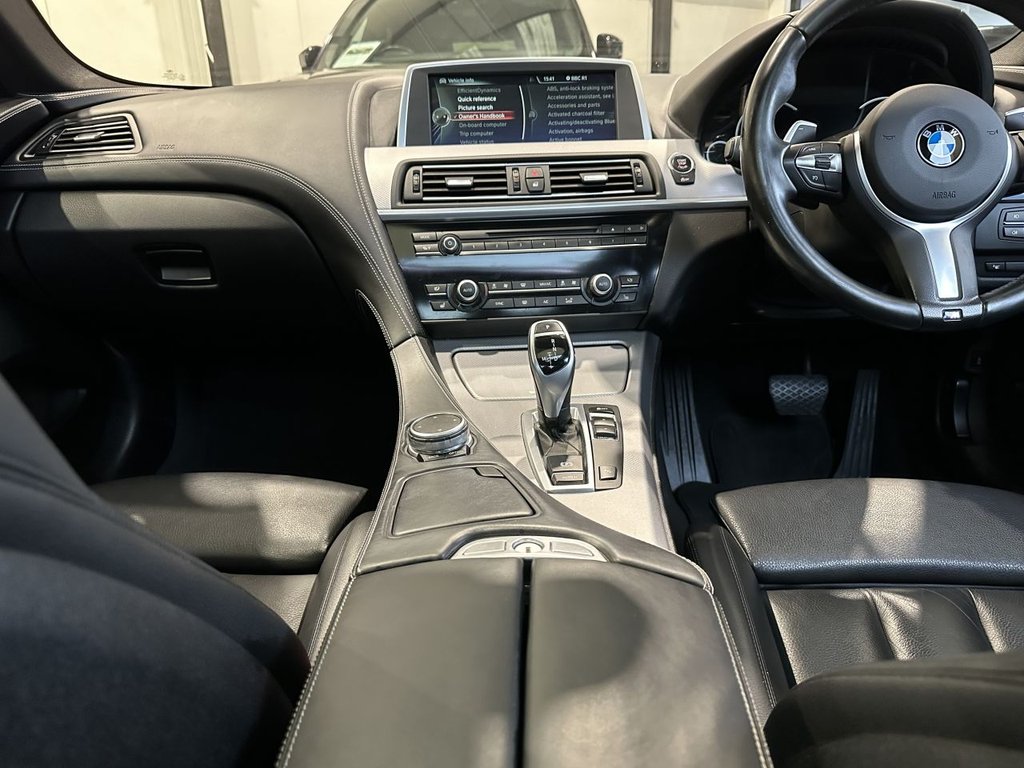 USED 2015 15 BMW 6 SERIES 3.0 640d M Sport Coupe 2dr Diesel Auto Euro 5 (s/s) (313 ps) 1 OWNER|PAN ROOF|SOFT CLOSE|HUD
