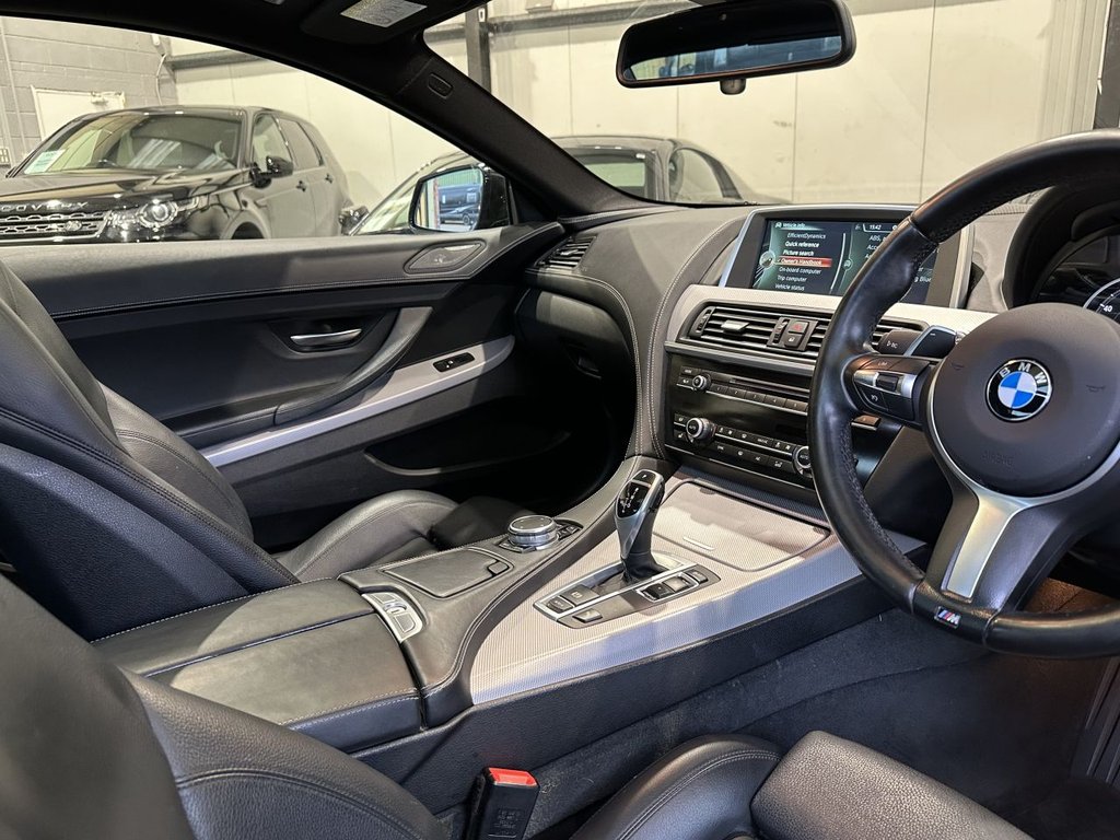 USED 2015 15 BMW 6 SERIES 3.0 640d M Sport Coupe 2dr Diesel Auto Euro 5 (s/s) (313 ps) 1 OWNER|PAN ROOF|SOFT CLOSE|HUD