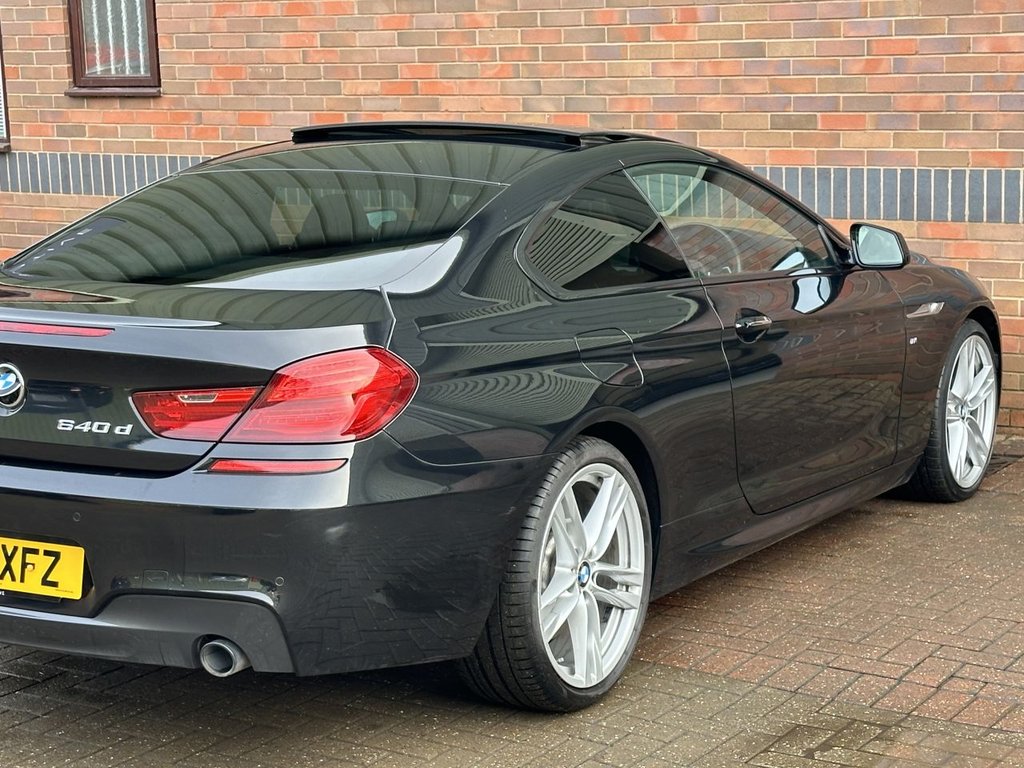 USED 2015 15 BMW 6 SERIES 3.0 640d M Sport Coupe 2dr Diesel Auto Euro 5 (s/s) (313 ps) 1 OWNER|PAN ROOF|SOFT CLOSE|HUD