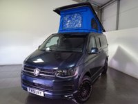 USED 2019 19 VOLKSWAGEN TRANSPORTER 2.0 TDI T28 BlueMotion Tech Highline Panel Van 5dr Diesel Manual FWD SWB Euro 6 (s/s) (150 ps) KOMBI DAY VAN WITH CAPTAIN SEATS POP TOP BED HEATING ALLOY UPGRADE LIGHT GRILLE UPGRADE &pound;14000 EXTRAS