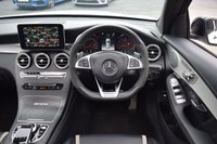 USED 2018 10 MERCEDES-BENZ GLC 4.0 GLC63 V8 BiTurbo AMG S (Premium) SUV 5dr Petrol SpdS MCT 4MATIC+ Euro 6 (s/s) (510 ps) PAN ROOF / AMG EXHAUST / 360