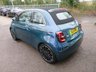 USED 2021 71 FIAT 500e C 42kWh La Prima Convertible 2dr Electric Automatic (118 ps) SAVE THOUSANDS with this convertible all electric automatic Fiat 500e C La Prima 117 BHP 42 kWh finished in Ocean Green with only 4,703 miles from new!