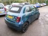 USED 2021 71 FIAT 500e C 42kWh La Prima Convertible 2dr Electric Automatic (118 ps) SAVE THOUSANDS with this convertible all electric automatic Fiat 500e C La Prima 117 BHP 42 kWh finished in Ocean Green with only 4,703 miles from new!
