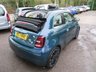 USED 2021 71 FIAT 500e C 42kWh La Prima Convertible 2dr Electric Automatic (118 ps) SAVE THOUSANDS with this convertible all electric automatic Fiat 500e C La Prima 117 BHP 42 kWh finished in Ocean Green with only 4,703 miles from new!