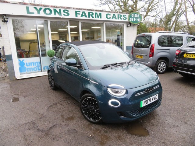 2021 71 Fiat 500e C 42kWh La Prima Convertible 2dr Electric Automatic (118 ps)