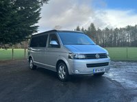 USED 2014 14 VOLKSWAGEN TRANSPORTER 2.0 TDI T30 4 BERTH LUXURY CAMPERVAN T5-1 REAR LOUNGE