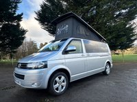 USED 2014 14 VOLKSWAGEN TRANSPORTER 2.0 TDI T30 4 BERTH LUXURY CAMPERVAN T5-1 REAR LOUNGE