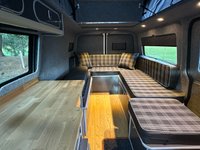 USED 2014 14 VOLKSWAGEN TRANSPORTER 2.0 TDI T30 4 BERTH LUXURY CAMPERVAN T5-1 REAR LOUNGE