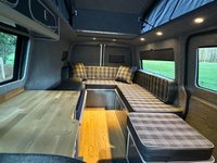 USED 2014 14 VOLKSWAGEN TRANSPORTER 2.0 TDI T30 4 BERTH LUXURY CAMPERVAN T5-1 REAR LOUNGE