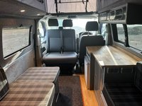 USED 2014 14 VOLKSWAGEN TRANSPORTER 2.0 TDI T30 4 BERTH LUXURY CAMPERVAN T5-1 REAR LOUNGE
