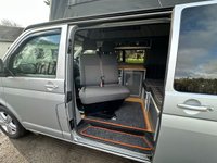 USED 2014 14 VOLKSWAGEN TRANSPORTER 2.0 TDI T30 4 BERTH LUXURY CAMPERVAN T5-1 REAR LOUNGE