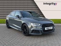 USED 2018 18 AUDI A3 1.5 TFSI CoD Black Edition Saloon 4dr Petrol Manual Euro 6 (s/s) (150 ps) Nav - Rear PDC - Nano Grey