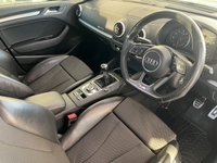 USED 2018 18 AUDI A3 1.5 TFSI CoD Black Edition Saloon 4dr Petrol Manual Euro 6 (s/s) (150 ps) Nav - Rear PDC - Nano Grey