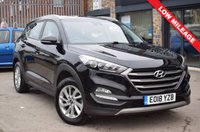 USED 2018 18 HYUNDAI TUCSON 1.6 GDi Blue Drive SE Nav SUV 5dr Petrol Manual Euro 6 (s/s) (132 ps) FSH SAT NAV DAB  REAR SENSORS