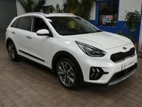 USED 2019 69 KIA NIRO 1.6 GDi 4 SUV 5dr Petrol Hybrid DCT Euro 6 (s/s) (139 bhp) ULEZ AND CAZ COMPLIANT Full Service History Dash Cam Full size Spare Wheel Satnav Sunroof 10.25" touch screen Apple Car Play Android Auto Heated Seats Ventilated Seats Heated rear seats Heated steering wheel 60/40 Seat Split Lane Assist JBL PREMIUM SOUND with Subwoofer DAB Reversing Camera Wireless phone charging 2 owners excellent service history