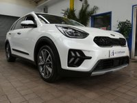 USED 2019 69 KIA NIRO 1.6 GDi 4 SUV 5dr Petrol Hybrid DCT Euro 6 (s/s) (139 bhp) ULEZ AND CAZ COMPLIANT Full Service History Dash Cam Full size Spare Wheel Satnav Sunroof 10.25" touch screen Apple Car Play Android Auto Heated Seats Ventilated Seats Heated rear seats Heated steering wheel 60/40 Seat Split Lane Assist JBL PREMIUM SOUND with Subwoofer DAB Reversing Camera Wireless phone charging 2 owners excellent service history