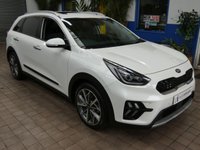 USED 2019 69 KIA NIRO 1.6 GDi 4 SUV 5dr Petrol Hybrid DCT Euro 6 (s/s) (139 bhp) ULEZ AND CAZ COMPLIANT Full Service History Dash Cam Full size Spare Wheel Satnav Sunroof 10.25" touch screen Apple Car Play Android Auto Heated Seats Ventilated Seats Heated rear seats Heated steering wheel 60/40 Seat Split Lane Assist JBL PREMIUM SOUND with Subwoofer DAB Reversing Camera Wireless phone charging 2 owners excellent service history
