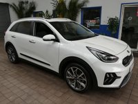 USED 2019 69 KIA NIRO 1.6 GDi 4 SUV 5dr Petrol Hybrid DCT Euro 6 (s/s) (139 bhp) ULEZ AND CAZ COMPLIANT Full Service History Dash Cam Full size Spare Wheel Satnav Sunroof 10.25" touch screen Apple Car Play Android Auto Heated Seats Ventilated Seats Heated rear seats Heated steering wheel 60/40 Seat Split Lane Assist JBL PREMIUM SOUND with Subwoofer DAB Reversing Camera Wireless phone charging 2 owners excellent service history