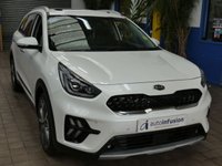 USED 2019 69 KIA NIRO 1.6 GDi 4 SUV 5dr Petrol Hybrid DCT Euro 6 (s/s) (139 bhp) ULEZ AND CAZ COMPLIANT Full Service History Dash Cam Full size Spare Wheel Satnav Sunroof 10.25" touch screen Apple Car Play Android Auto Heated Seats Ventilated Seats Heated rear seats Heated steering wheel 60/40 Seat Split Lane Assist JBL PREMIUM SOUND with Subwoofer DAB Reversing Camera Wireless phone charging 2 owners excellent service history