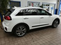 USED 2019 69 KIA NIRO 1.6 GDi 4 SUV 5dr Petrol Hybrid DCT Euro 6 (s/s) (139 bhp) ULEZ AND CAZ COMPLIANT Full Service History Dash Cam Full size Spare Wheel Satnav Sunroof 10.25" touch screen Apple Car Play Android Auto Heated Seats Ventilated Seats Heated rear seats Heated steering wheel 60/40 Seat Split Lane Assist JBL PREMIUM SOUND with Subwoofer DAB Reversing Camera Wireless phone charging 2 owners excellent service history