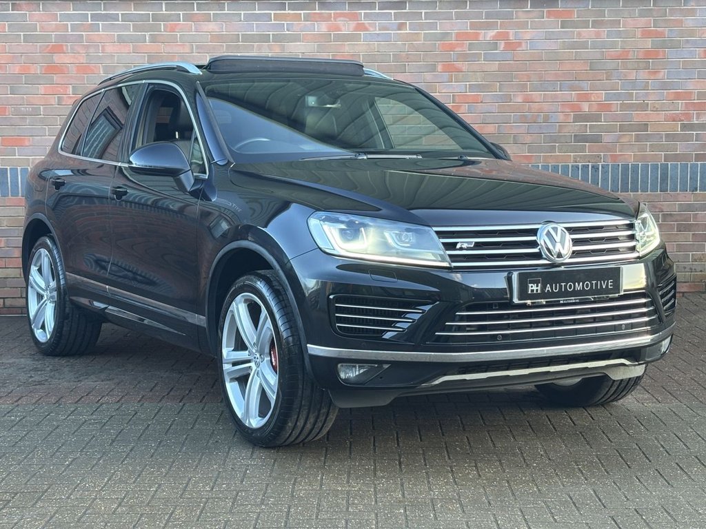 USED 2015 65 VOLKSWAGEN TOUAREG 3.0 TDI V6 BlueMotion Tech R-Line SUV 5dr Diesel Tiptronic 4WD Euro 6 (s/s) (262 ps) DYNAUDIO|PAN ROOF|TOW BAR