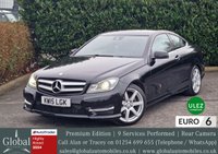 USED 2015 15 MERCEDES-BENZ C-CLASS 2.1 C220 CDI AMG Sport Edition Coupe 2dr Diesel G-Tronic+ Euro 5 (s/s) (170 ps) PREMIUM EDITION | 9 SERVICES