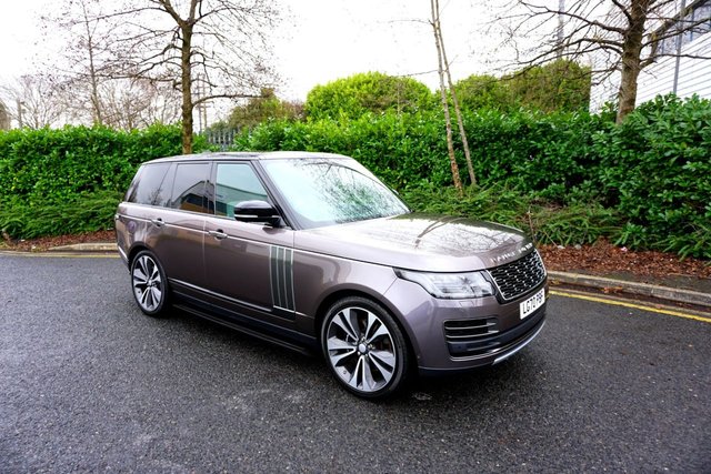 2020 70 Land Rover Range Rover 5.0 P565 V8 SV Autobiography Dynamic SUV 5dr Petrol Auto 4WD Euro 6 (s/s) (565 ps)-1 Owner From New-Vat Q-Finished In Svo Premium Palette Grey-Two Tone Ebony/Ivory Leather Upholstery-Rear Entertainment-Privacy Glass-Deployable Side Steps-Apple Car Play-Auto Headlights-Dual Climate Control-Cruise Control-Mfsw-Dab Radio-Bluetooth-Satnav-22