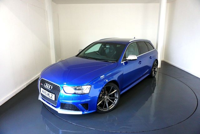 2015 15 Audi Rs4 Avant 4.2 FSI V8 Estate 5dr Petrol S Tronic quattro Euro 5 (450 ps)-BLACK FINE NAPPA LEATHER WITH ROCK GREY PIPING-BANG AND OLUFSEN SOUND-MATT ALUMINIUM STYLING PACKAGE-SPORTS PACKAGE-PRIVACY GLASS-SPORTS EXHAUST DYNAMIC STEERING-SPORT SUSPENSION PLUS DYNAMIC RIDE CONTROL-HEATED FRONT SEATS-20
