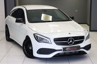 USED 2019 19 MERCEDES-BENZ CLA 220 2.0 AMG LINE NIGHT EDITION SHOOTING BRAKE REAR CAMERA ELECTRIC TAILGATE 18"s