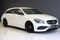 USED 2019 19 MERCEDES-BENZ CLA 220 2.0 AMG LINE NIGHT EDITION SHOOTING BRAKE REAR CAMERA ELECTRIC TAILGATE 18"s