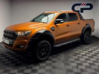 USED 2016 66 FORD RANGER 3.2 TDCi Wildtrak Pickup Double Cab 4dr Diesel Auto 4WD Euro 5 (200 ps) NO VAT WIDE ARCH KIT|REVCAM