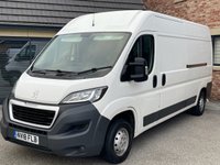 USED 2018 18 PEUGEOT BOXER 2.0 BlueHDi 335 Professional Panel Van 5dr Diesel Manual L3 H2 Euro 6 (130 ps) FSFSH 6 MONTHS WARRANTY PX FINANCE