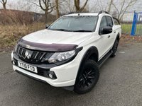 USED 2019 19 MITSUBISHI L200 2.4 DI-D DC Barbarian Black Pickup Double Cab 4dr Diesel Auto 4WD Euro 6 (Roll Top) (181 ps)+NO VAT+1 FORMER KEEPER+2KEYS+FSH+SIDE STEPS+CAMERA+ 2 KEYS+FSH+1 FORMER KEEPER+4WD+NO VAT+PARKING SENSORS+REVERSE CAM+SIDE STEPS+BLACK ALLOYS+ROOF RAILS+LOAD CHROME BARS+BONNET PROTECTOR+LEATHER SEATS+CRUISE+CLIMATE+HPI CLEAR