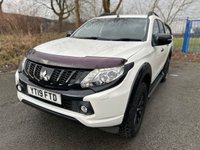 USED 2019 19 MITSUBISHI L200 2.4 DI-D DC Barbarian Black Pickup Double Cab 4dr Diesel Auto 4WD Euro 6 (Roll Top) (181 ps)+NO VAT+1 FORMER KEEPER+2KEYS+FSH+SIDE STEPS+CAMERA+ 2 KEYS+FSH+1 FORMER KEEPER+4WD+NO VAT+PARKING SENSORS+REVERSE CAM+SIDE STEPS+BLACK ALLOYS+ROOF RAILS+LOAD CHROME BARS+BONNET PROTECTOR+LEATHER SEATS+CRUISE+CLIMATE+HPI CLEAR
