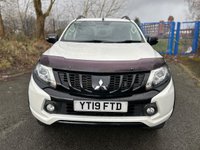 USED 2019 19 MITSUBISHI L200 2.4 DI-D DC Barbarian Black Pickup Double Cab 4dr Diesel Auto 4WD Euro 6 (Roll Top) (181 ps)+NO VAT+1 FORMER KEEPER+2KEYS+FSH+SIDE STEPS+CAMERA+ 2 KEYS+FSH+1 FORMER KEEPER+4WD+NO VAT+PARKING SENSORS+REVERSE CAM+SIDE STEPS+BLACK ALLOYS+ROOF RAILS+LOAD CHROME BARS+BONNET PROTECTOR+LEATHER SEATS+CRUISE+CLIMATE+HPI CLEAR